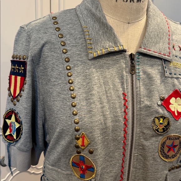 Double D Ranch Americana Bomber Jacket pristine -Small - Picture 8 of 10